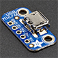 USB Micro-B Breakout Board / microUSBϊ
