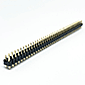 Neltron Industrial 2.54mmピッチロープロファイルヘッダーピン2列 80P(40P×2列)