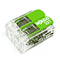 ワゴ(WAGO) ワンタッチコネクター 2極 Green Range