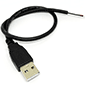 自作用ケーブル USB Typ-Aプラグ付 0.3m 電源のみ