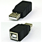 USB(B) → USB(A)プラグ 変換アダプター [RoHS]