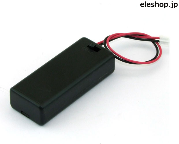 micro:bit用スイッチ付電池ケース 単4×2本 PHコネクタ2P