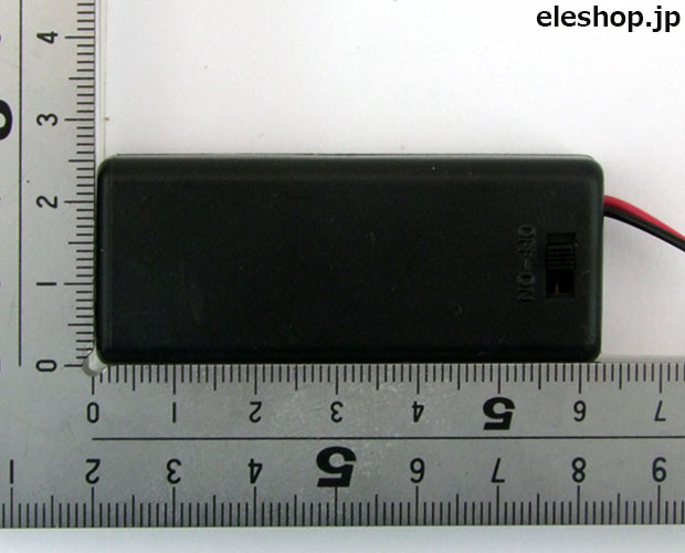 micro:bit用スイッチ付電池ケース 単4×2本 PHコネクタ2P