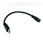  USB-C→DCφ1.4×3.8mmジャックケーブル 15cm [RoHS]