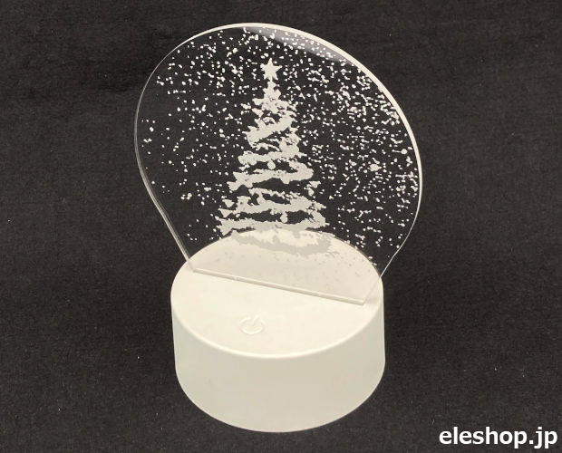 フルカラーLEDランプ アクリルスタンド クリスマスツリー フルカラーLEDランプ アクリルスタンド クリスマスツリー