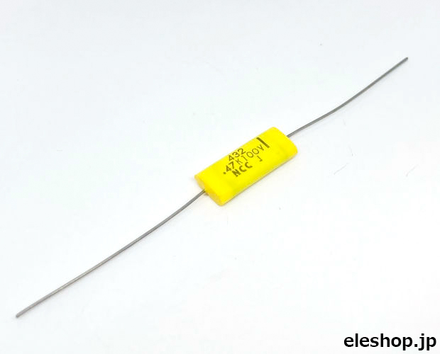 松尾電機 アキシャルリード フィルムコンデンサ 100V 0.47μF ±10 松尾電機 アキシャルリード フィルムコンデンサ 100V 0.47μF ±10