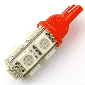 T10ウェッジ型LEDモジュール 5050LED×9球 赤