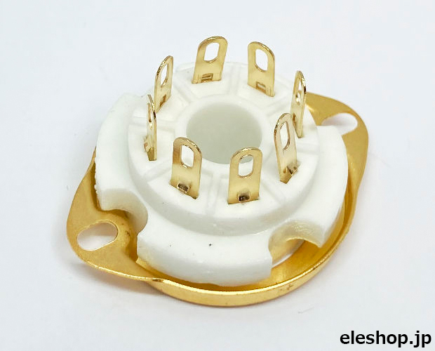 金メッキ 真空管ソケット 8P / 8MPC1-G 金メッキ 真空管ソケット 8P / 8MPC1-G
