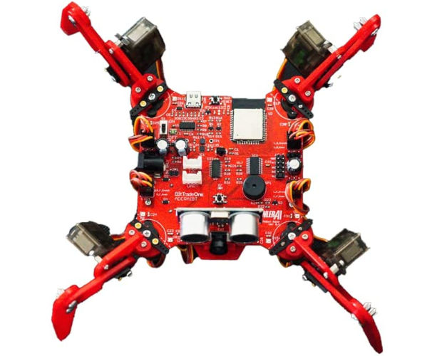 多関節4足歩行ロボット Quad Crowler AI