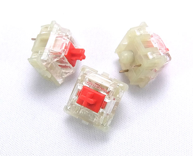 Cherry MX メカニカルキースイッチ10個セット 赤軸 透過型 / ADMXRIL Cherry MX メカニカルキースイッチ10個セット 赤軸 透過型 / ADMXRIL