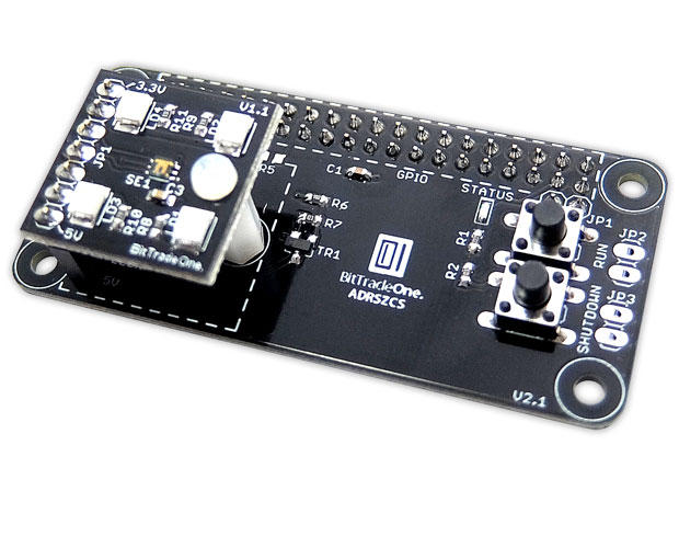 Raspberry Pi Zero用 ゼロワン カラーセンサ拡張基板 / ADRSZCS