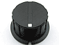 LEXツマミ φ30mm(6φ軸用)黒