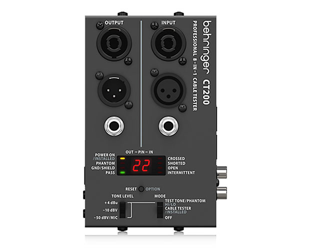 BEHRINGER ケーブルテスター (Microprocessor-Controlled 8-in-1 Cable Tester)