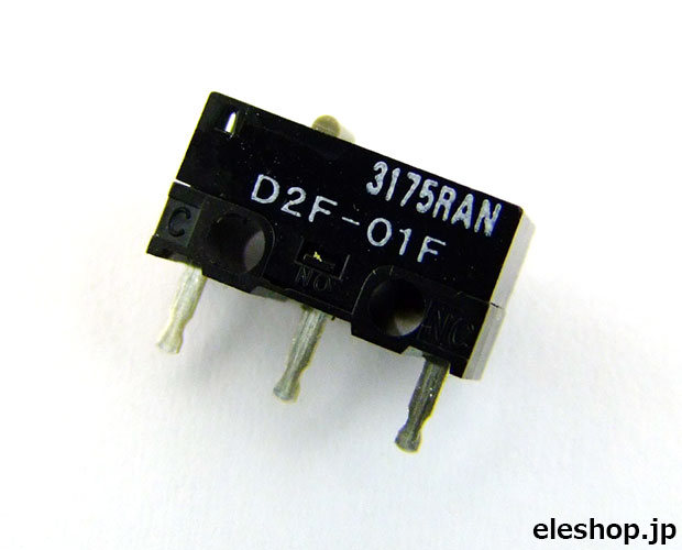 形D2F極超小形基本スイッチ[RoHS] / D2F-01F
