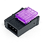 e-CON型プラグ 3極タイプ 紫 AWG24〜26 細線用