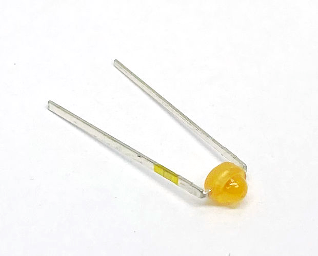 φ2mm 小型LED 黄 (100個入) ■限定特価品■