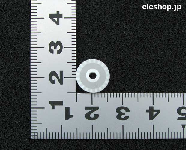 ホビー用クラウンギヤ(モジュール0.5)20歯×2.5mm 圧入型/4個入
