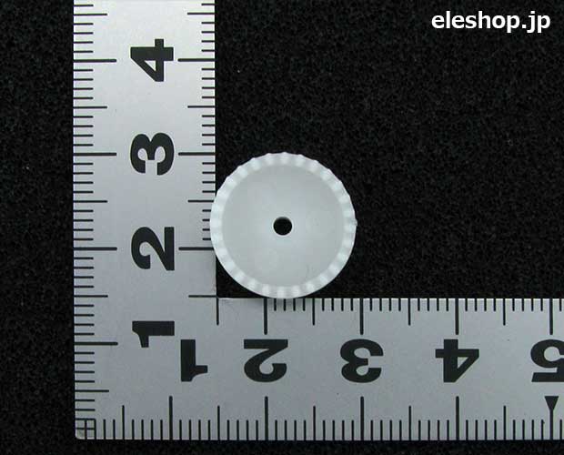 ホビー用クラウンギヤ(モジュール0.5)28歯×2mm 圧入型/4個入