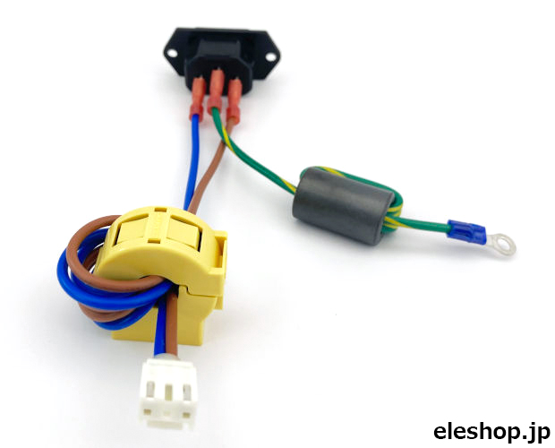 コア付きACインレット 限定特価品 / INLET-AC3P-CR
