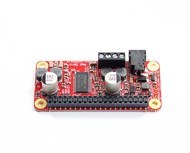 【販売終了】JustBoom Amp Zero pHAT for the Raspberry Pi Zero アンプボード/JBM-006