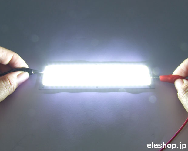 7Wパネル型超高輝度LEDモジュール(大)白色 / JCLAMP-112L-WH