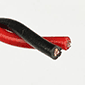 ツイストペアケーブル KV 0.5SQ 赤/黒