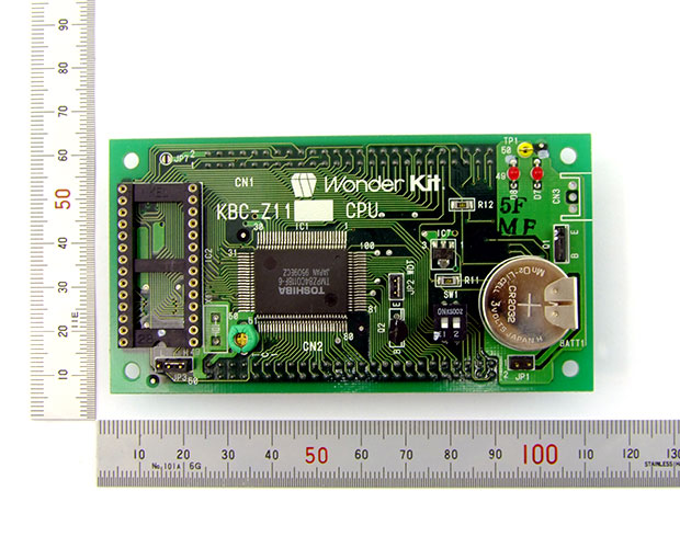 カードサイズZ80CPUボード(受注生産品) / KBC-Z11 カードサイズZ80CPUボード(受注生産品) / KBC-Z11