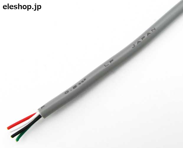 ビニルキャブタイヤ丸型コード 0.2SQ×4C[RoHS] / KCTF 0.2x4C