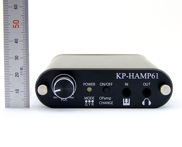 【販売終了】オペアンプ切り替え可能 ポータブルヘッドフォンアンプ コンプリートバージョン /KP-HAMP61ACP