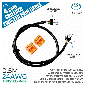 24AWG 4�c�V�[���h�c�C�X�g�y�A�P�[�u�� 50cm