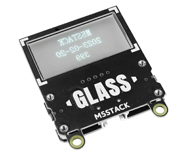 M5Stack用 1.5インチ透明OLEDディスプレイユニット