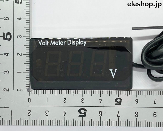 DC5-150V デジタル電圧計 黄
