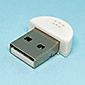USBマイクロフォン コネクタ一体型 白