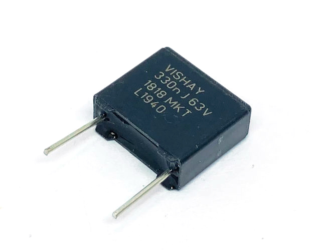メタライズドポリエステルフィルムコンデンサ 63V 0.33μF[RoHS メタライズドポリエステルフィルムコンデンサ 63V 0.33μF[RoHS