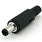 大電流対応φ2.1mm DCプラグ(ブッシングφ5mm )[RoHS]