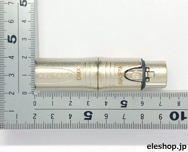DMX変換アダプタ XLR 3P(メス)-XLR 5P(オス) / NA3F5M DMX変換アダプタ XLR 3P(メス)-XLR 5P(オス) / NA3F5M