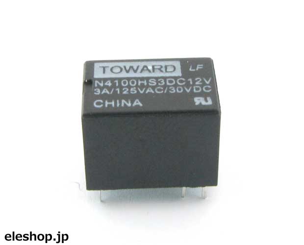 133-1A-12DS 12VDC 4ピン 10A リレー（新しい XJ3FF-5VDC-S-A