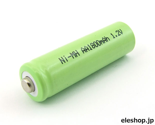 【販売終了】単3形ニッケル水素充電池 1.2V 1800mHh▲航空便不可▲ /Ni-MH-AA1800mAh