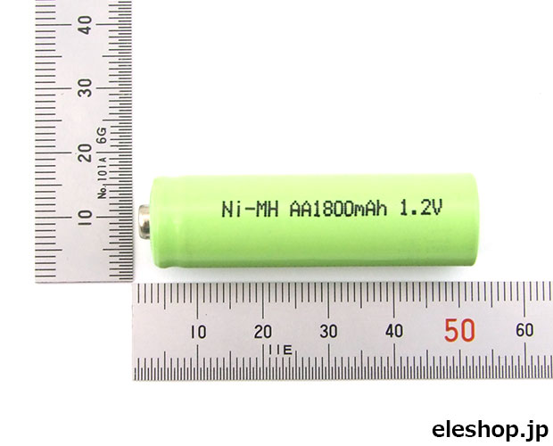 【販売終了】単3形ニッケル水素充電池 1.2V 1800mHh▲航空便不可▲ /Ni-MH-AA1800mAh