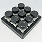 プログラマブルキーボード3×3 青軸 丸ボタン