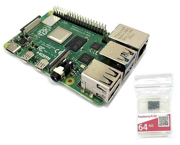 Raspberry Pi 4B (8GB) スターターセット/レギュラー / RASPi4-RGL8GB