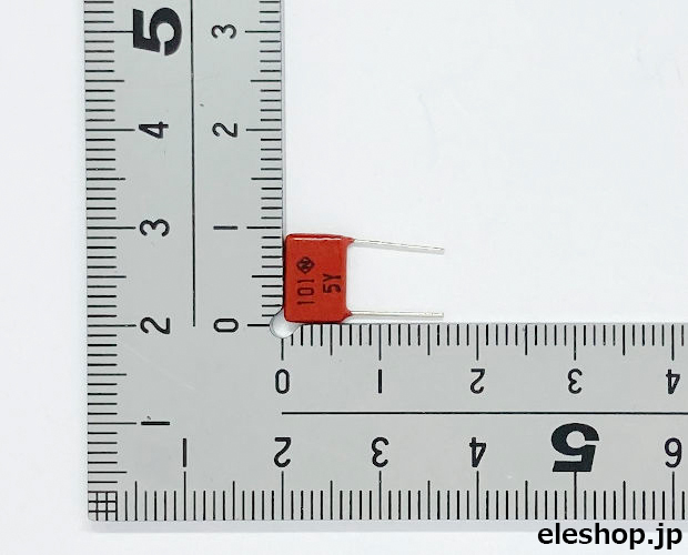 ニッコーム 角板形金属皮膜抵抗器(プレート抵抗) 1/2W 1% 100Ω