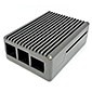 Raspberry Pi 4B用 メタルケース ダークグレー