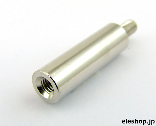 金属ネジ付き丸形スペーサー 雄ねじタイプ/20mm / RQ-20 10個入 金属ネジ付き丸形スペーサー 雄ねじタイプ/20mm / RQ-20 10個入