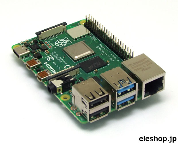 シングルボードコンピュータ ラズベリーパイ4 モデルB 4GB / Raspberry Pi OS インストール済みSD付(Ver.2021-05-07)
