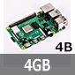 【販売終了】シングルボードコンピュータ ラズベリーパイ4 モデルB /4GB [RS版] /Raspberry Pi 4 Model B 4GB (RS)