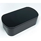 小型IoTプラスチックケース 黒(鏡面処理)