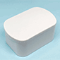 壁脱着型 小型IoTケース 白(鏡面処理)