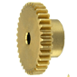 黄銅平歯車(モジュール0.5) 35歯×φ3.0mm[RoHS]