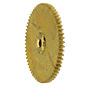 黄銅平歯車(モジュール0.5) 62歯×φ3.0mm[RoHS]